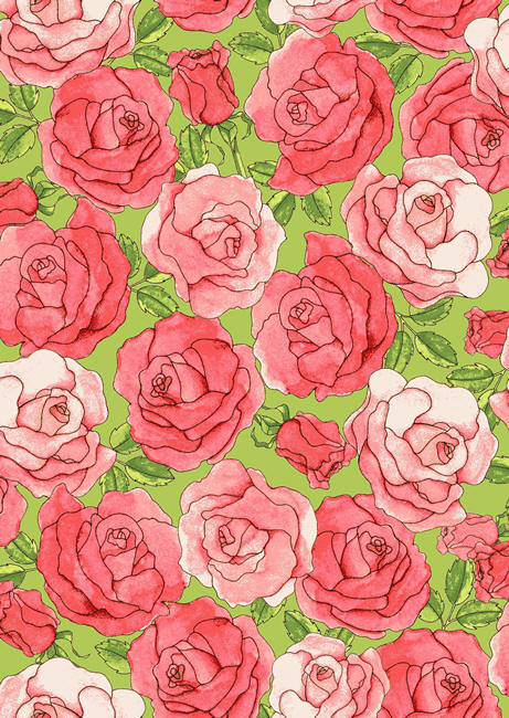 Goose Girl Roses Green