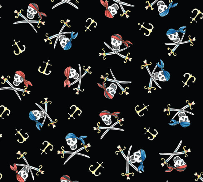 Skull Toss Black