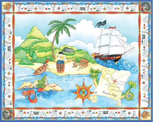 Pirate Treasure Panel