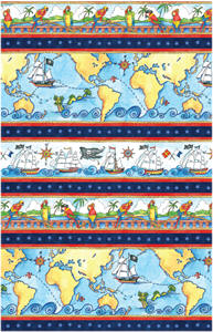 Pirate Treasure Stripe