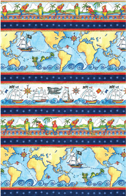 Pirate Treasure Stripe